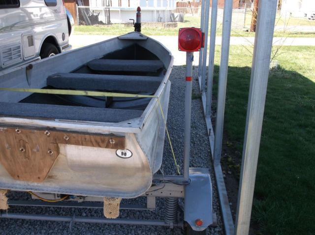 12 Ft Aluminum Boat And Trailer Sears 1971 For Sale